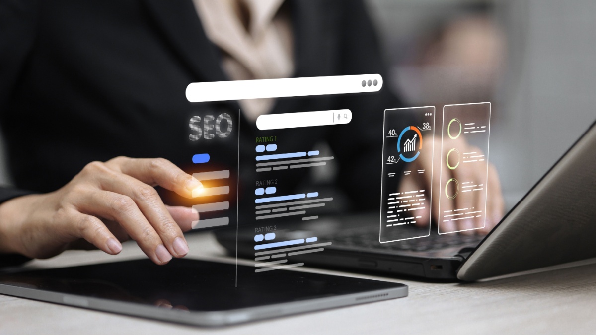Google analytics page