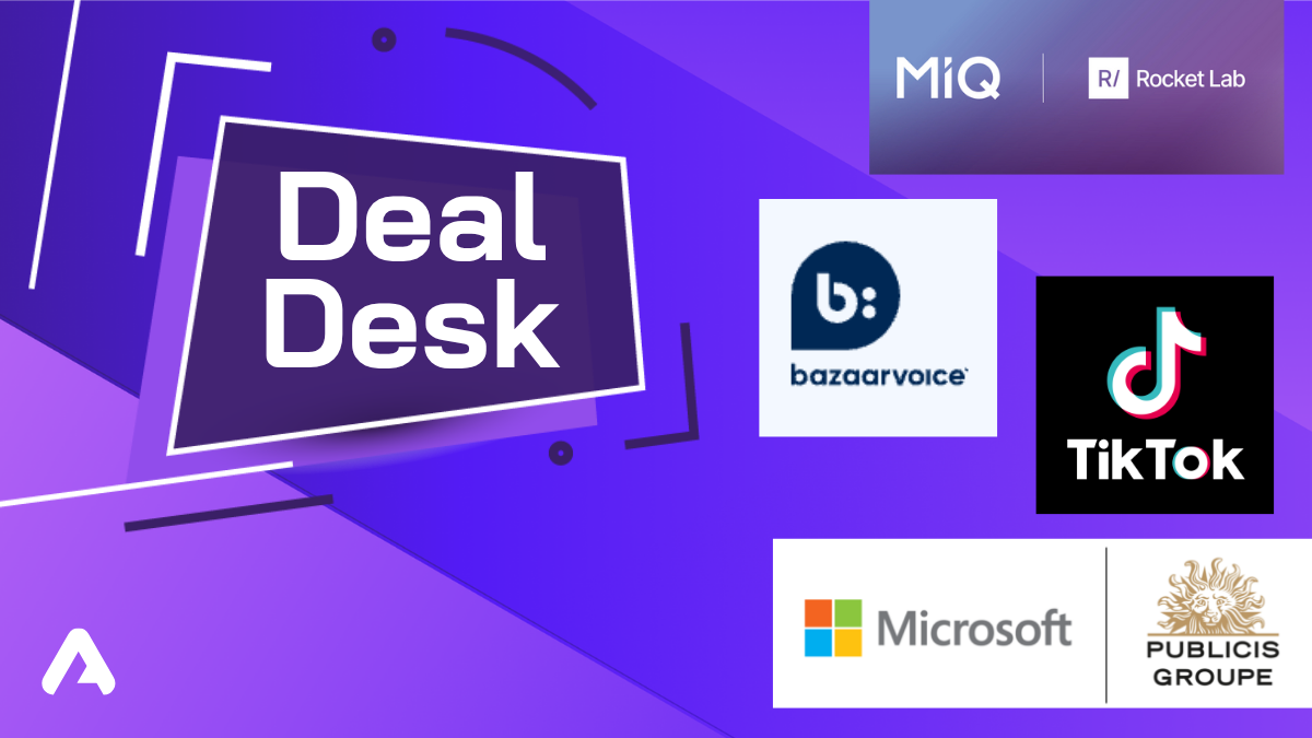 Deal desk: publicis groupe, microsoft, tiktok