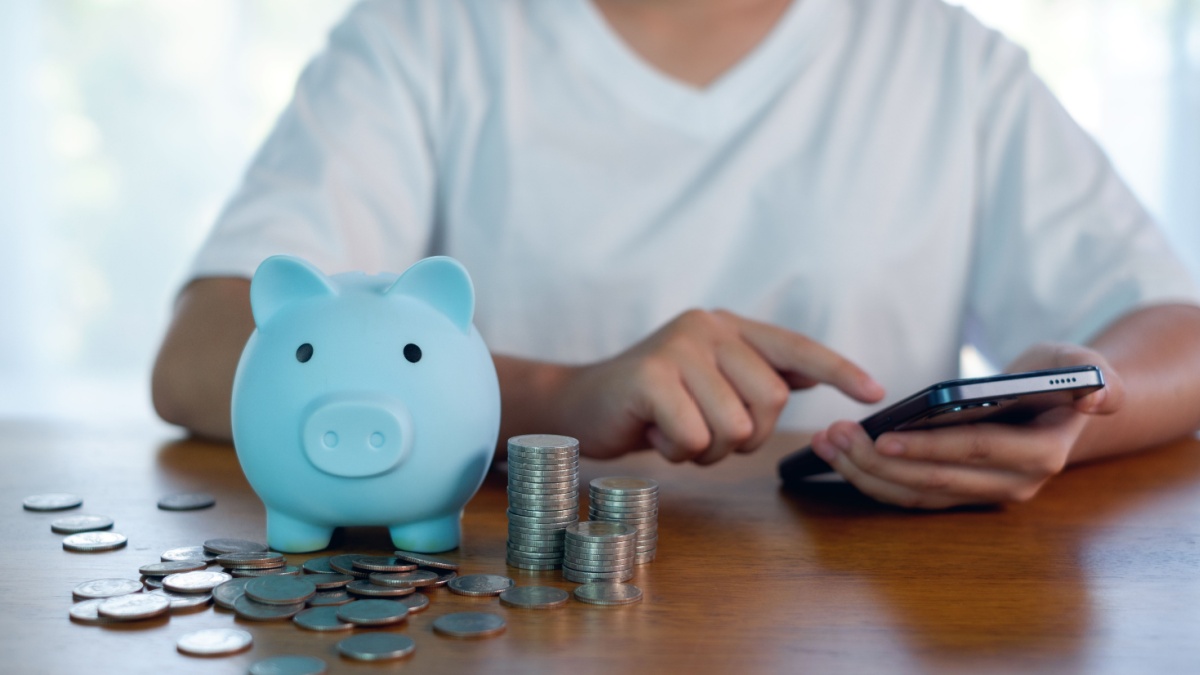 Child with piggybank