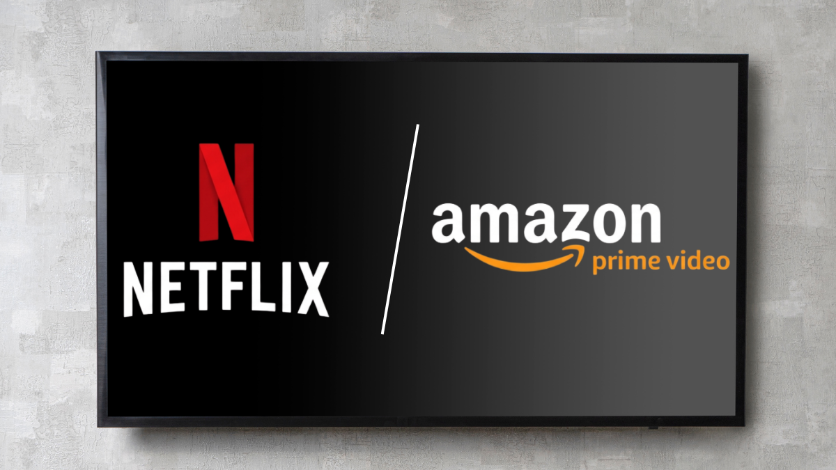 Netflix+ Amazon logos