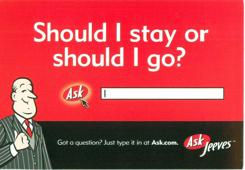 Ask Jeeves homepage