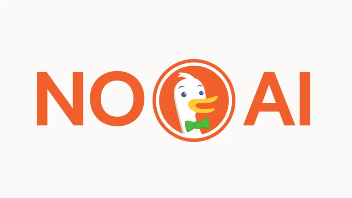 DuckDuckGo No AI banner