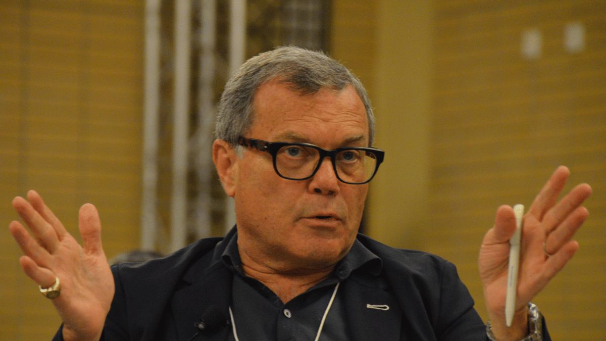 Martin Sorrell at conference