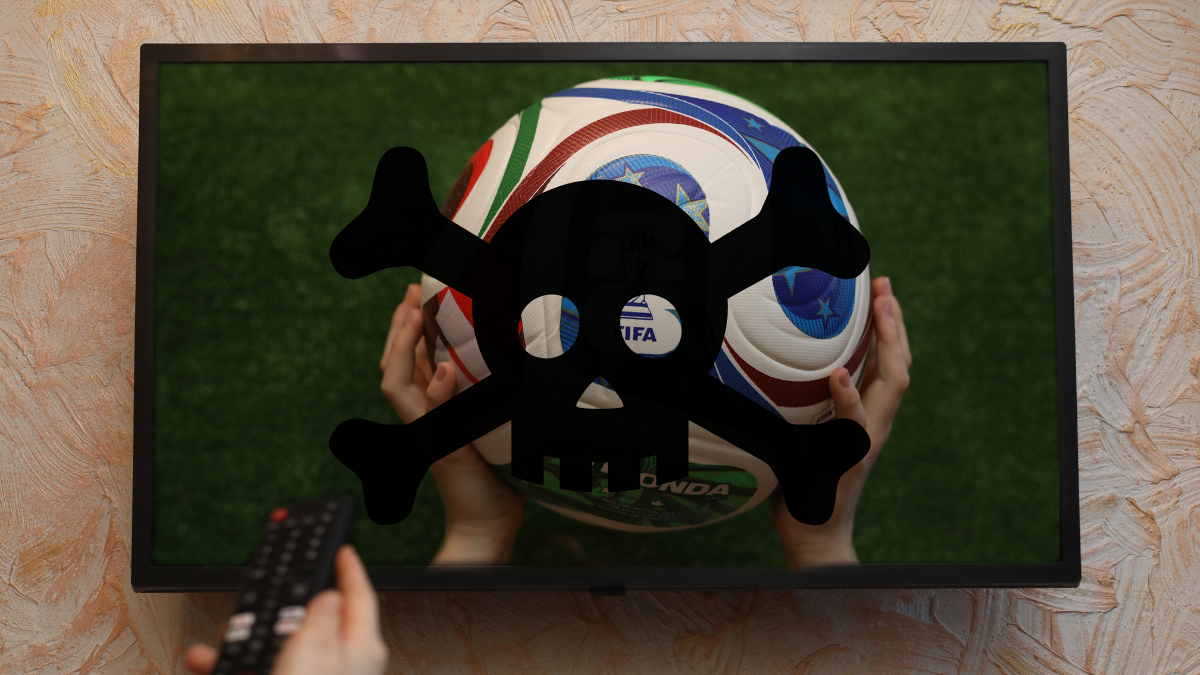 watching football on pirate streams