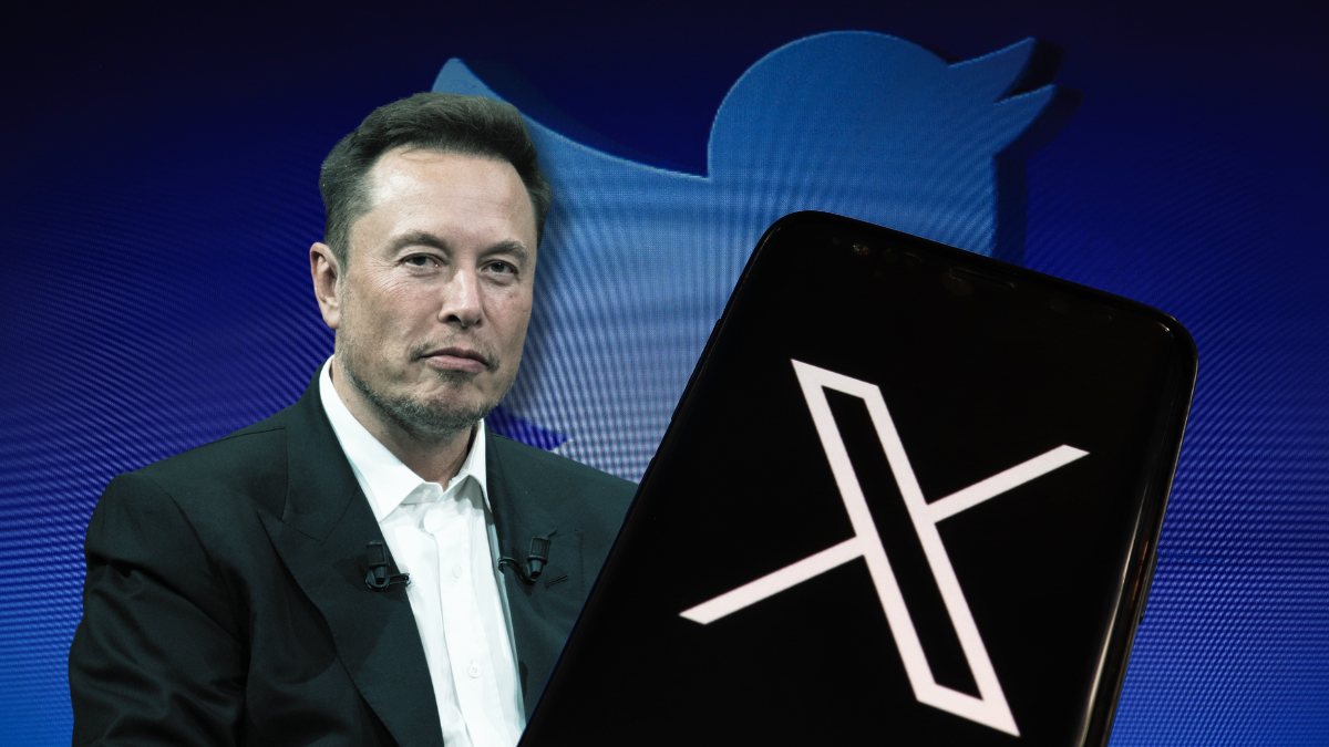 elon musk + twitter (now X)