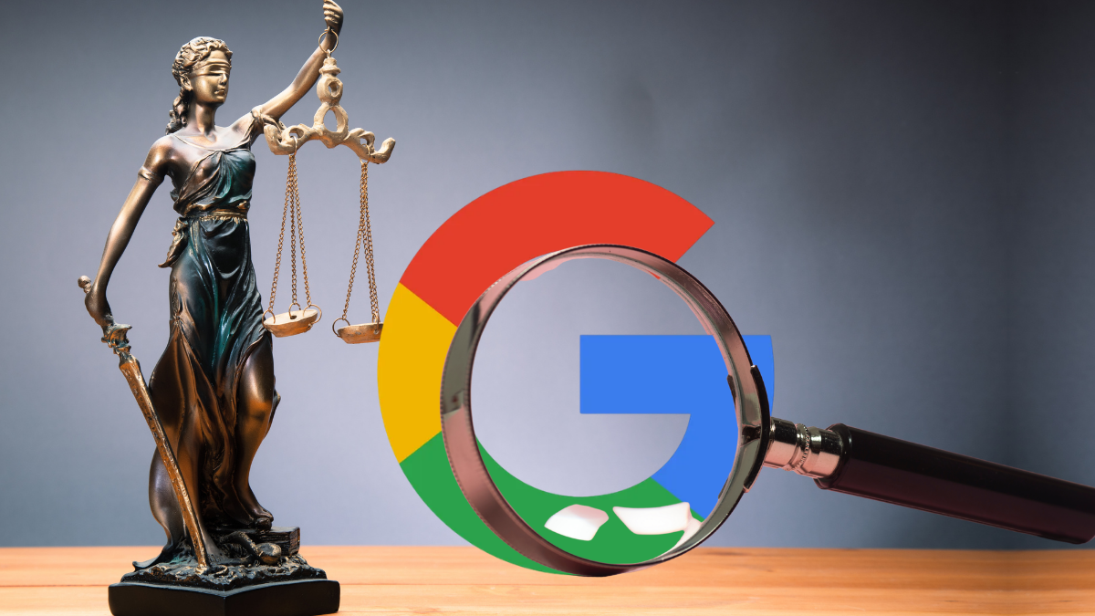 google search with lady justice