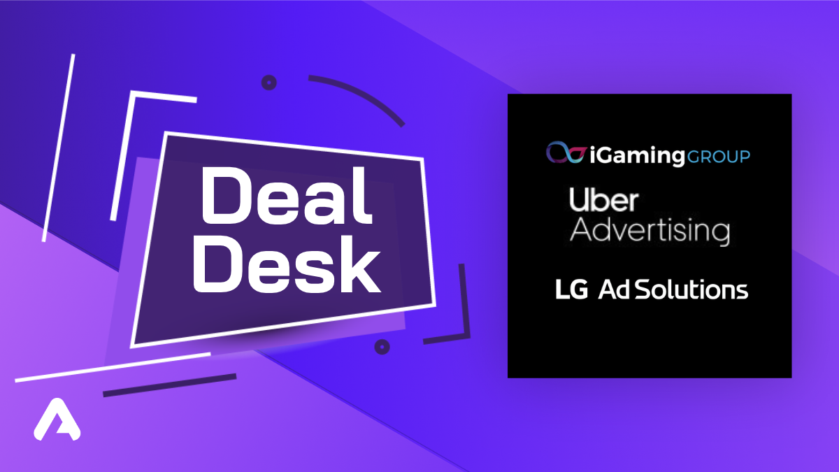 iGaming Group, Uber Advertising, LG AD Solutions logos